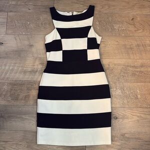 Gianni Bini Black & White Block Dress